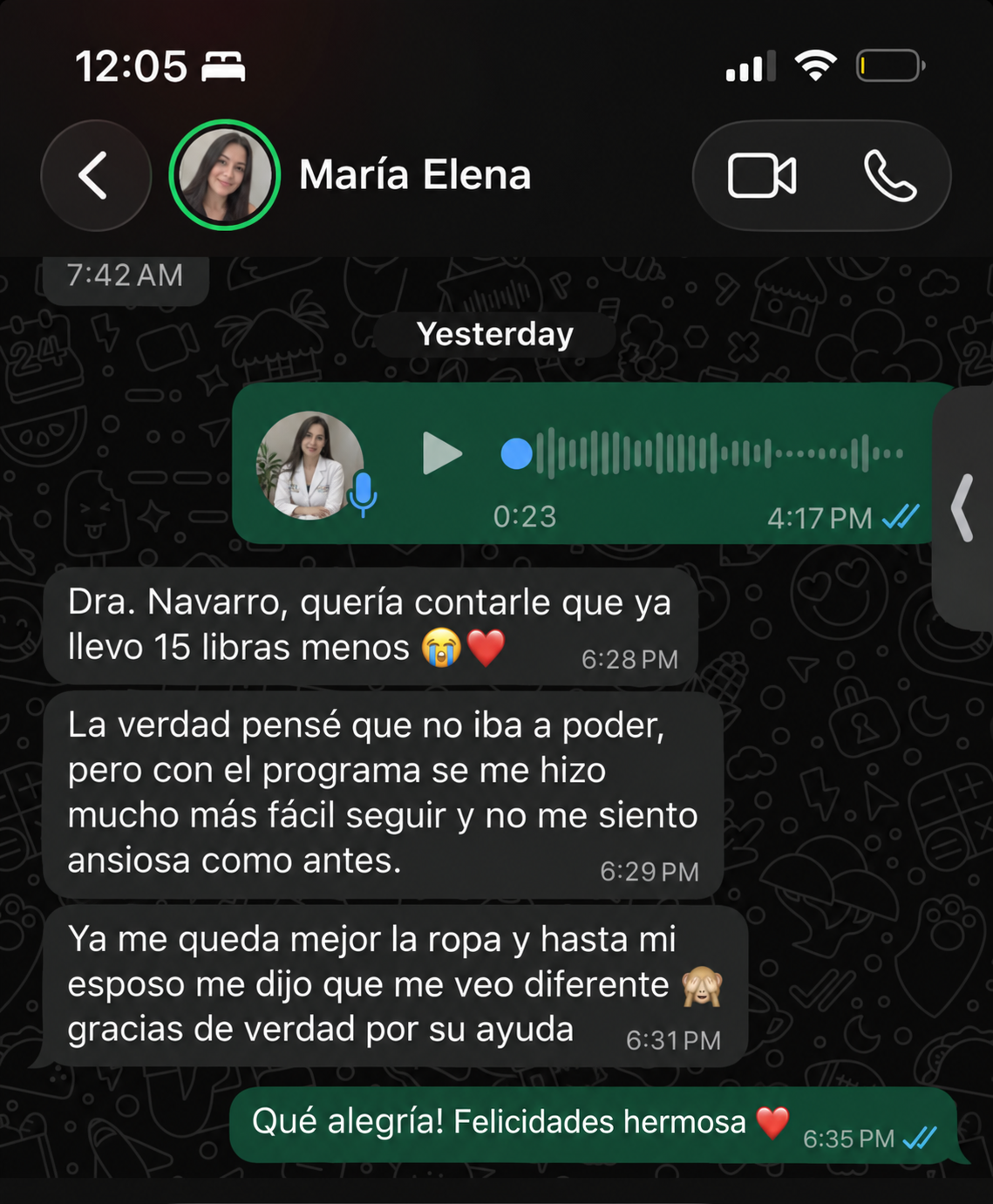 Reseña de una clienta 3