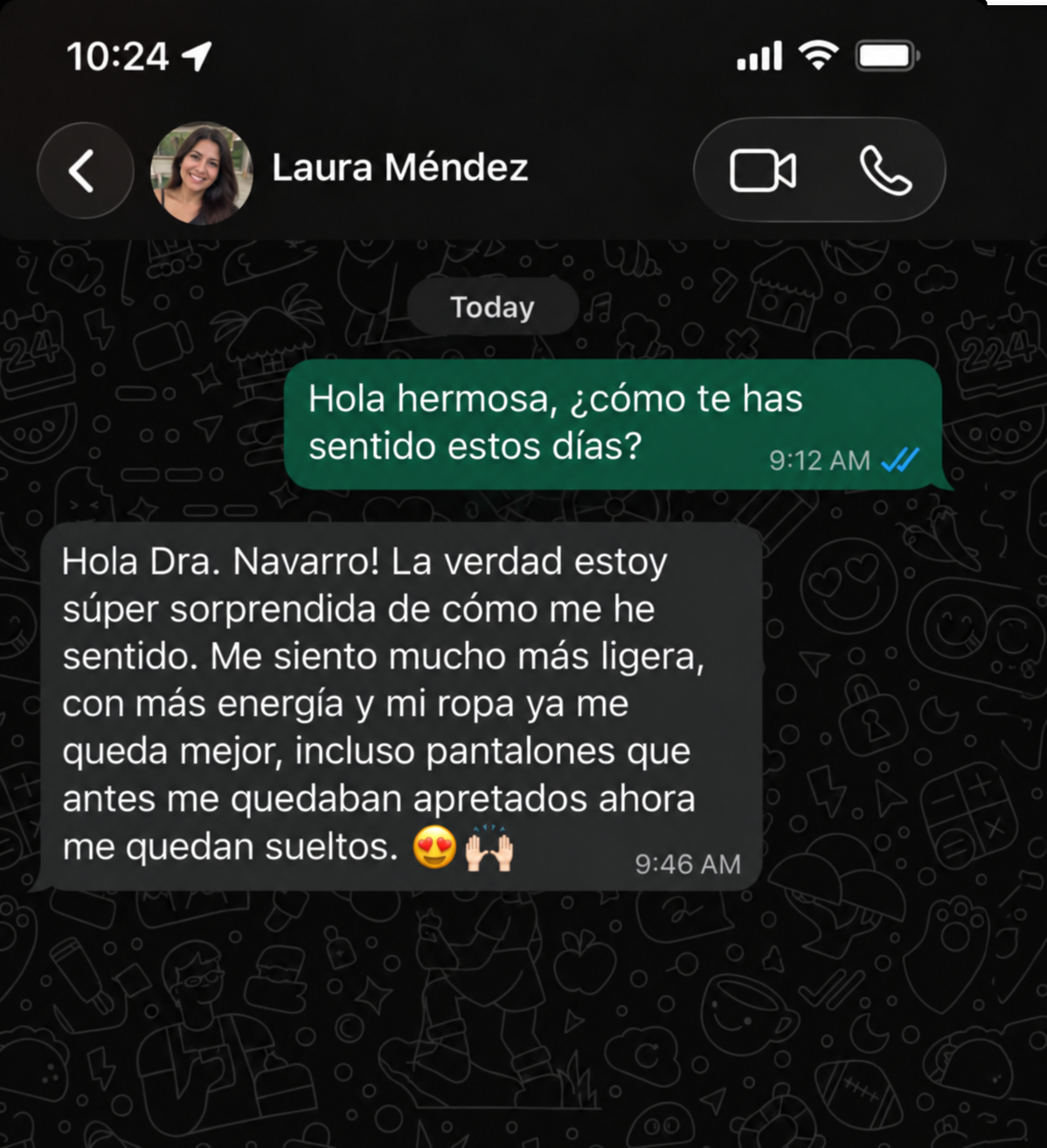 Reseña de una clienta 1