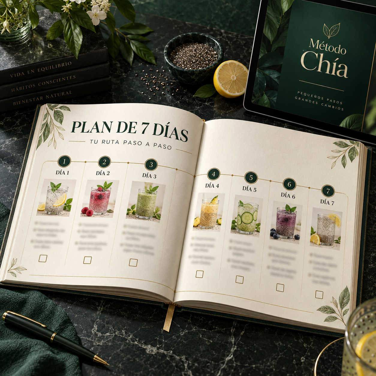 Plan de 7 días del Método Chía